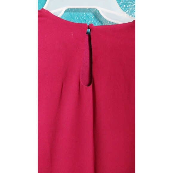 New Altar'd State Long Sleeve Lined Dress Sz XS Burgundy - Picture 9 of 9